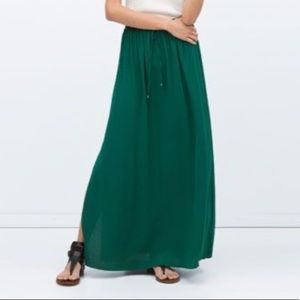Zara Side Slit Maxi Skirt